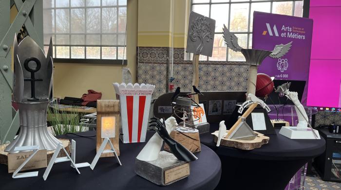 Trophées réalisés dans le cadre des cordées de la réussite