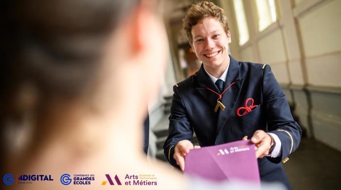 Arts et Métiers  LABEL 4DIGITAL "Grande école" - CGE (banner)