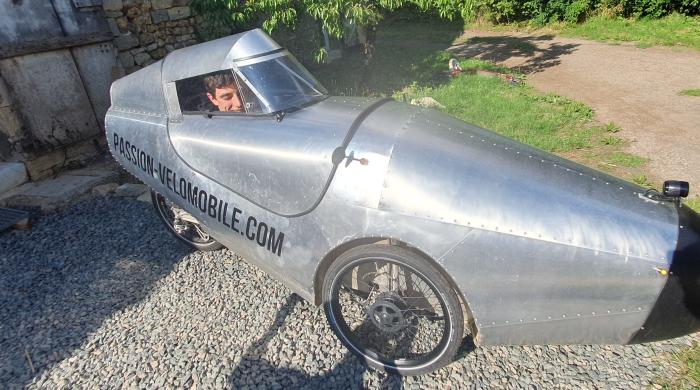 Séraphin Rossignol Vélomobile