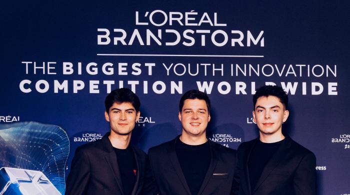 Côme, Louis et Edouard, vainqueurs de la Finale France L'Oréal Brandstorm 2026